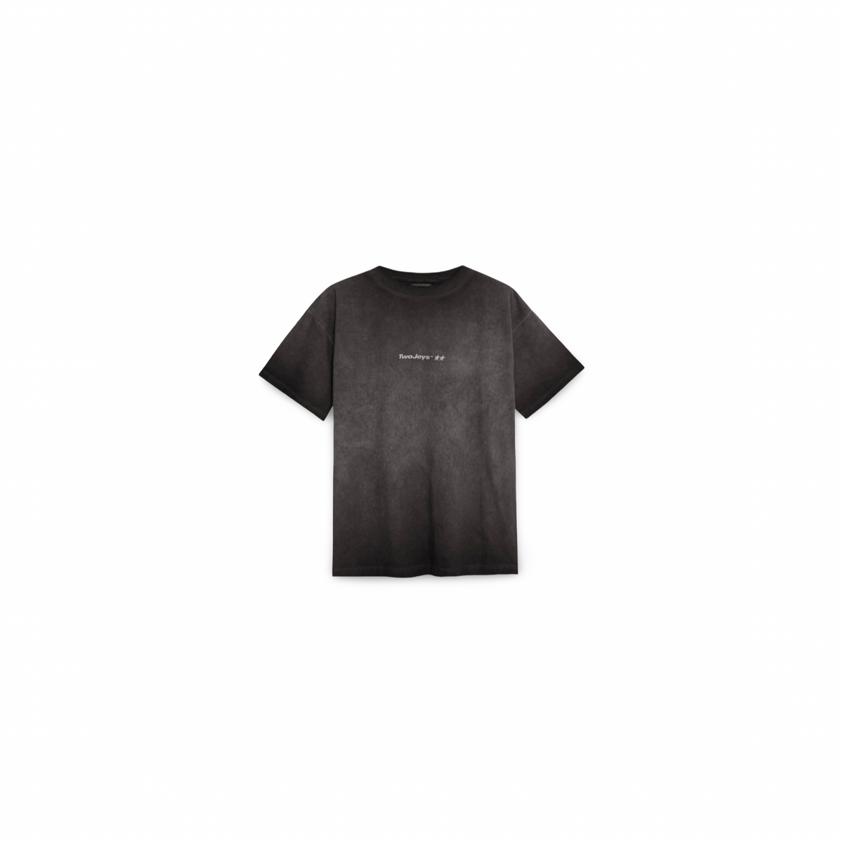 TWOJEYS ICON WASHED T-SHIRT BLACK