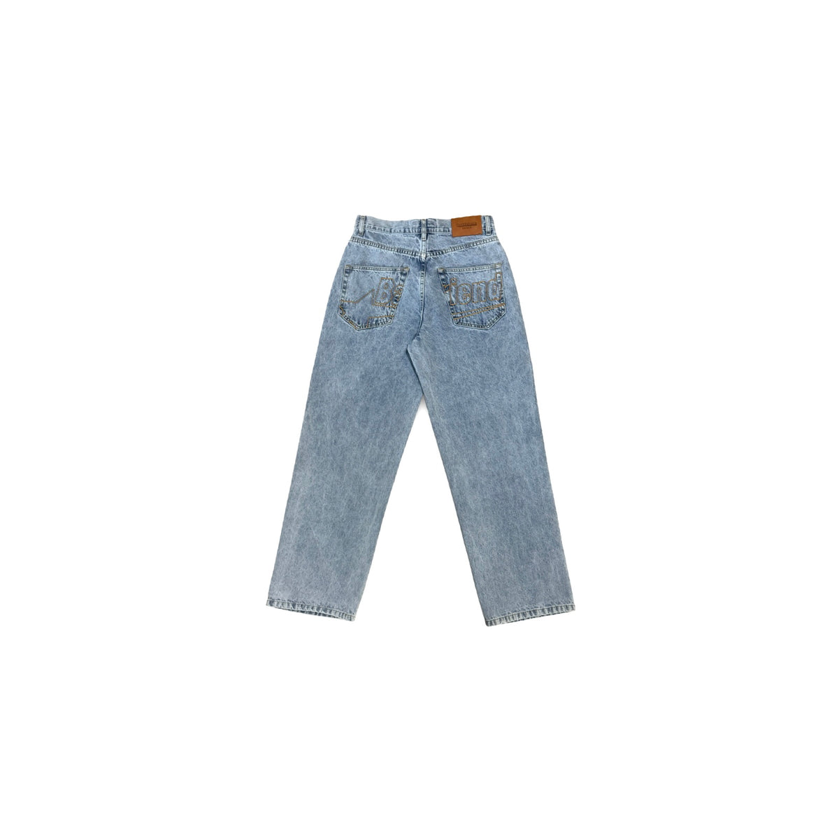 BADFRIEND STAR POCKET DENIM PANT LIGHT WASH