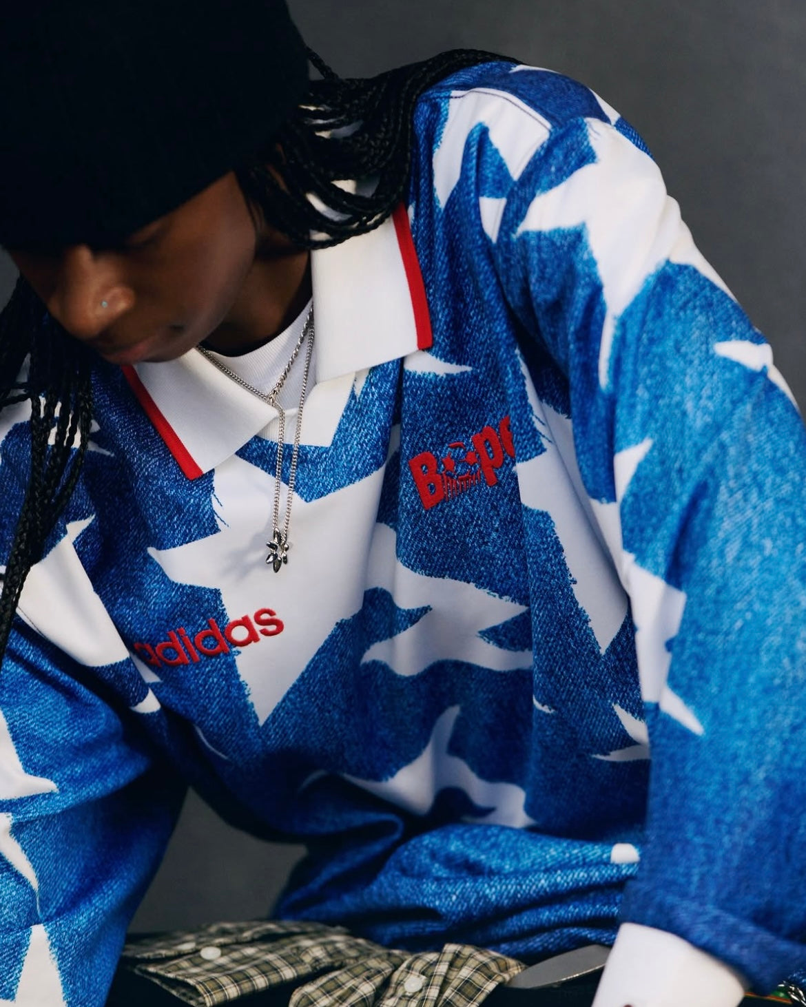 ADIDAS ORIGINALS x BAPE JERSEY LSL STAR