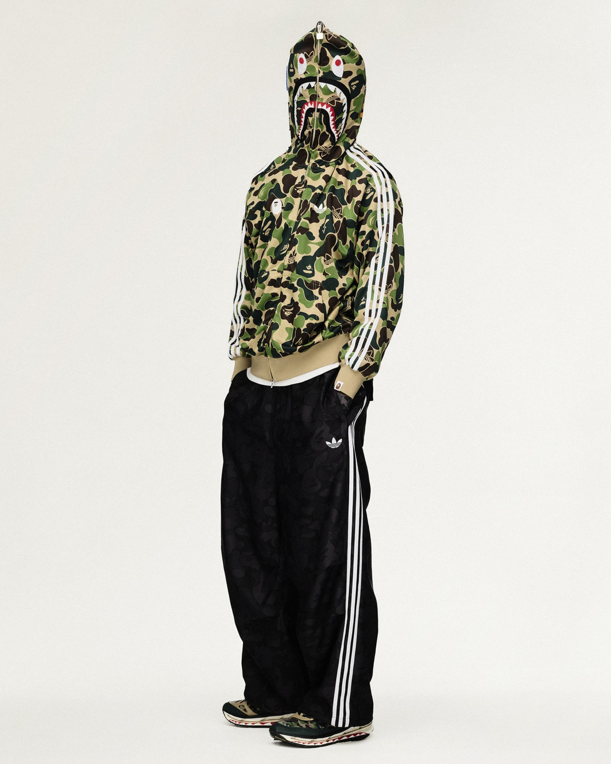 ADIDAS ORIGINALS x BAPE SHARK TRACK HOODIE