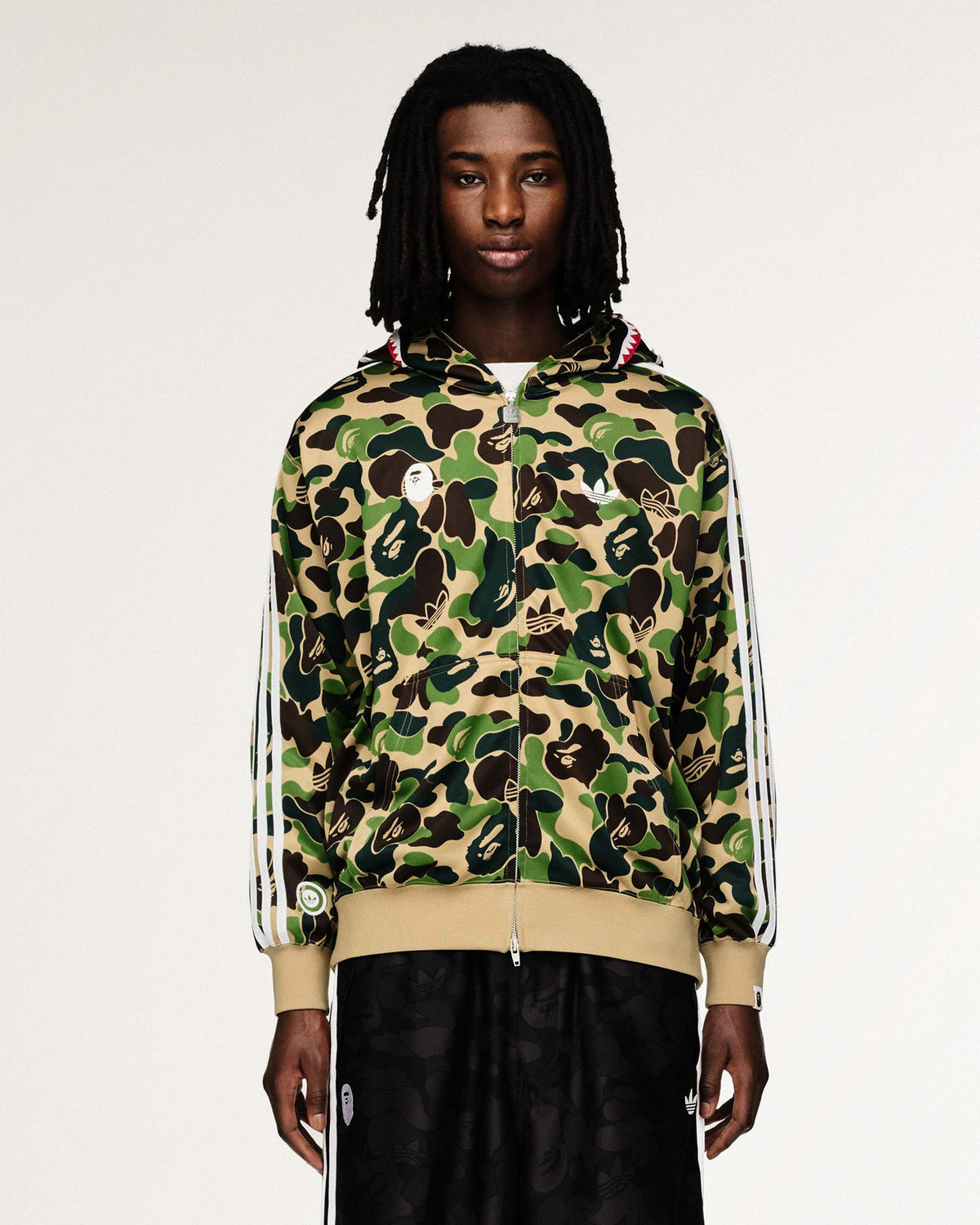 ADIDAS ORIGINALS x BAPE SHARK TRACK HOODIE - LUST PANAMA