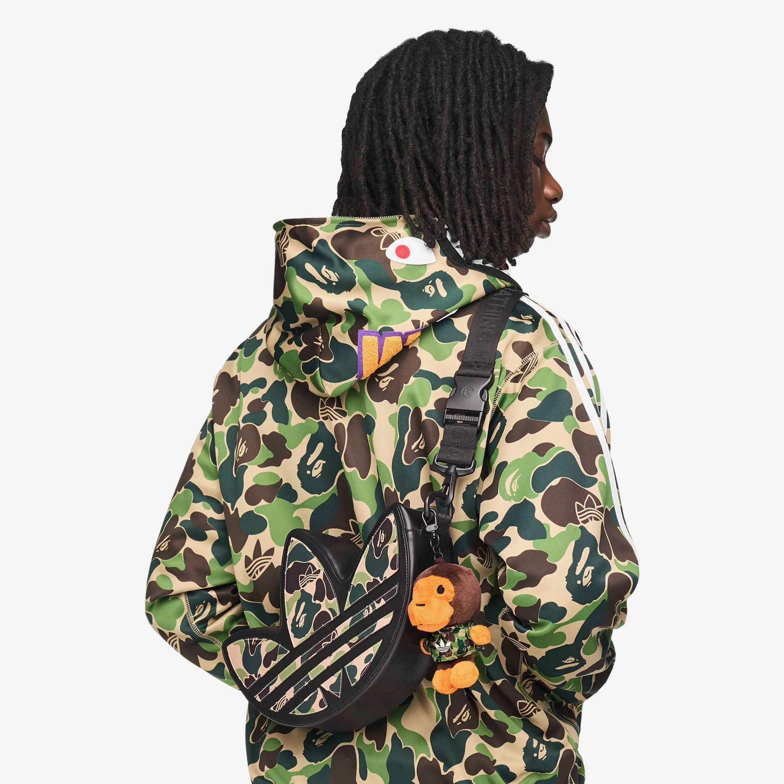 バッグ A BATHING APE x adidas Camo Shoulder Bag ADIDAS ORIGINALS x BAPE TREFOIL SHOULDER BAG - LUST PANAMA