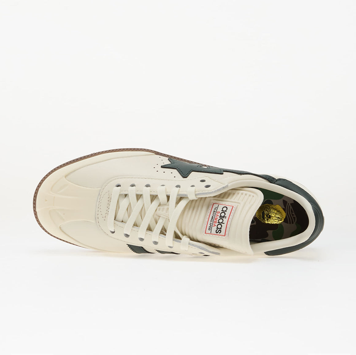 ADIDAS ORIGINALS X BAPE SAMBA OFF WHITE