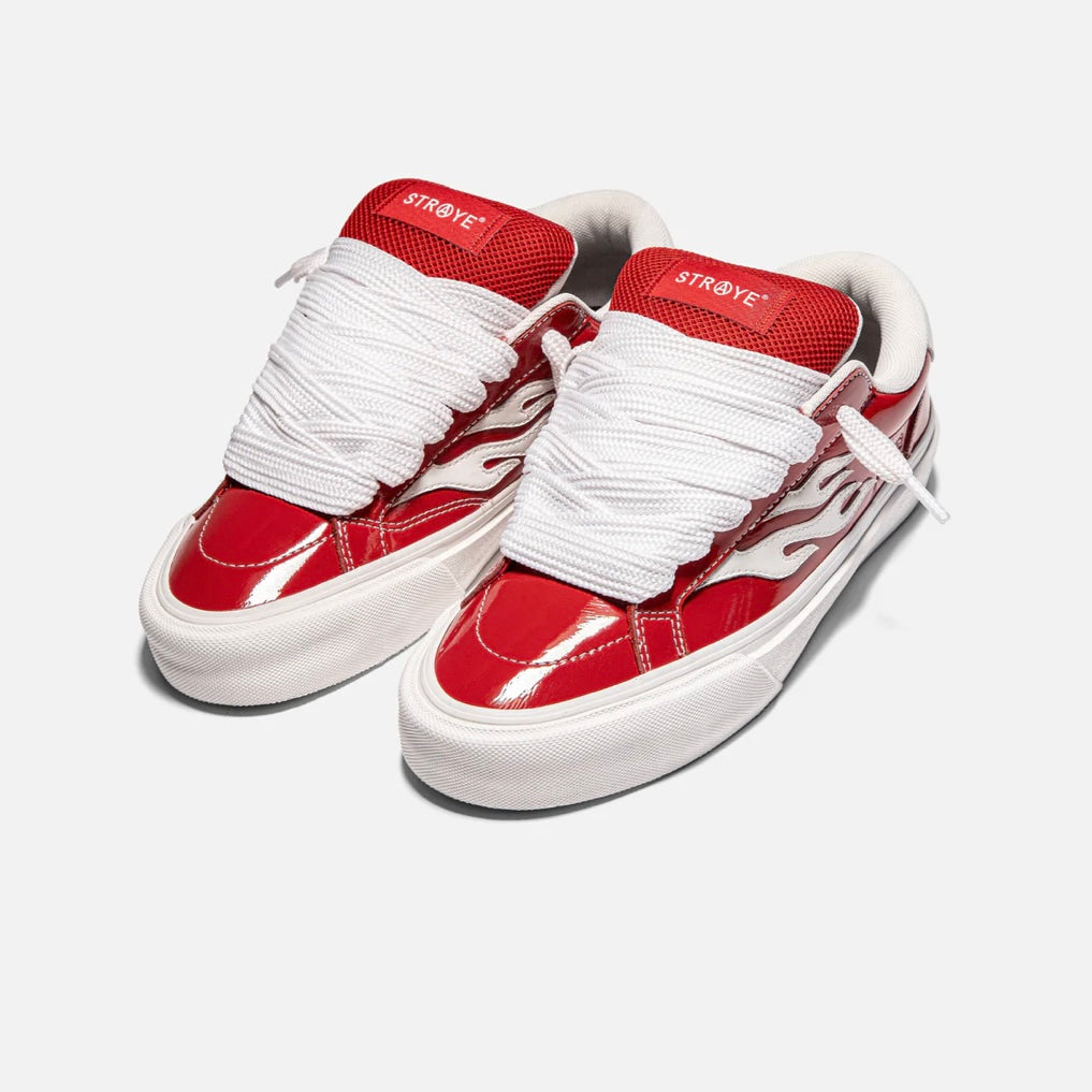 STRAYE LOGAN PUFF GLOSSY RED