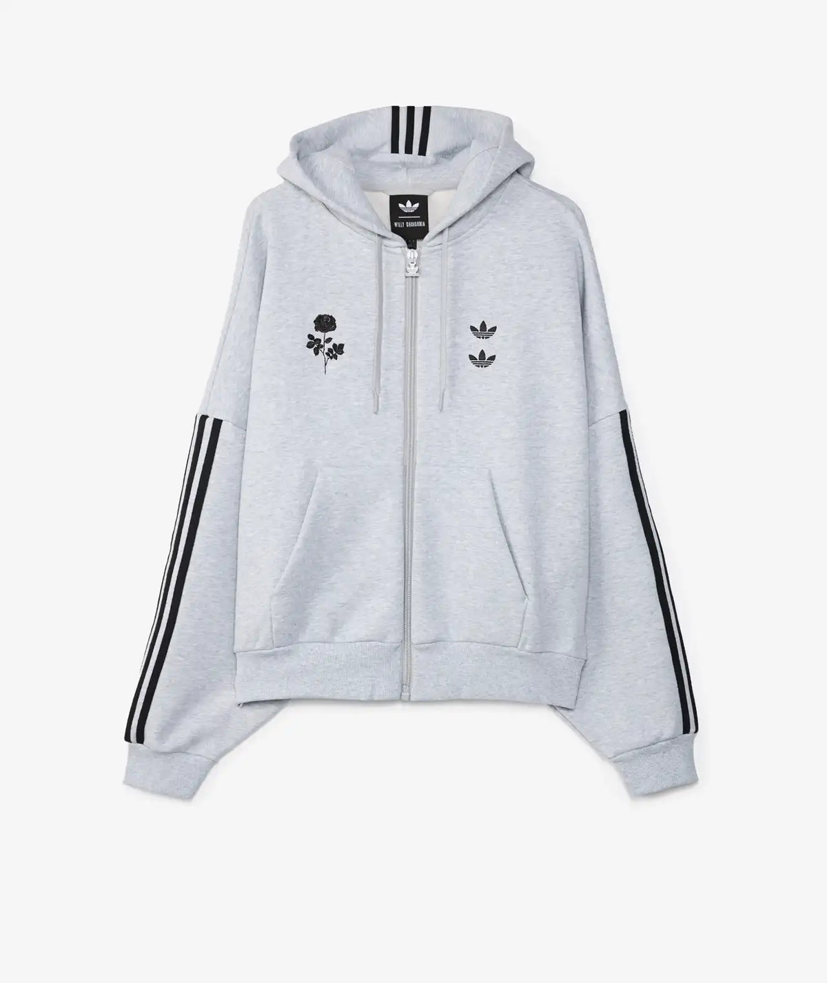 ADIDAS ORIGINALS x WILLY CHAVARRIA FULL ZIP LOGO HOODIE