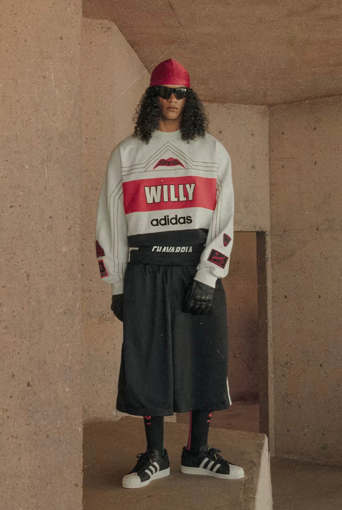 ADIDAS ORIGINALS x WILLY CHAVARRIA NY CREWNECK SWEATSHIRT