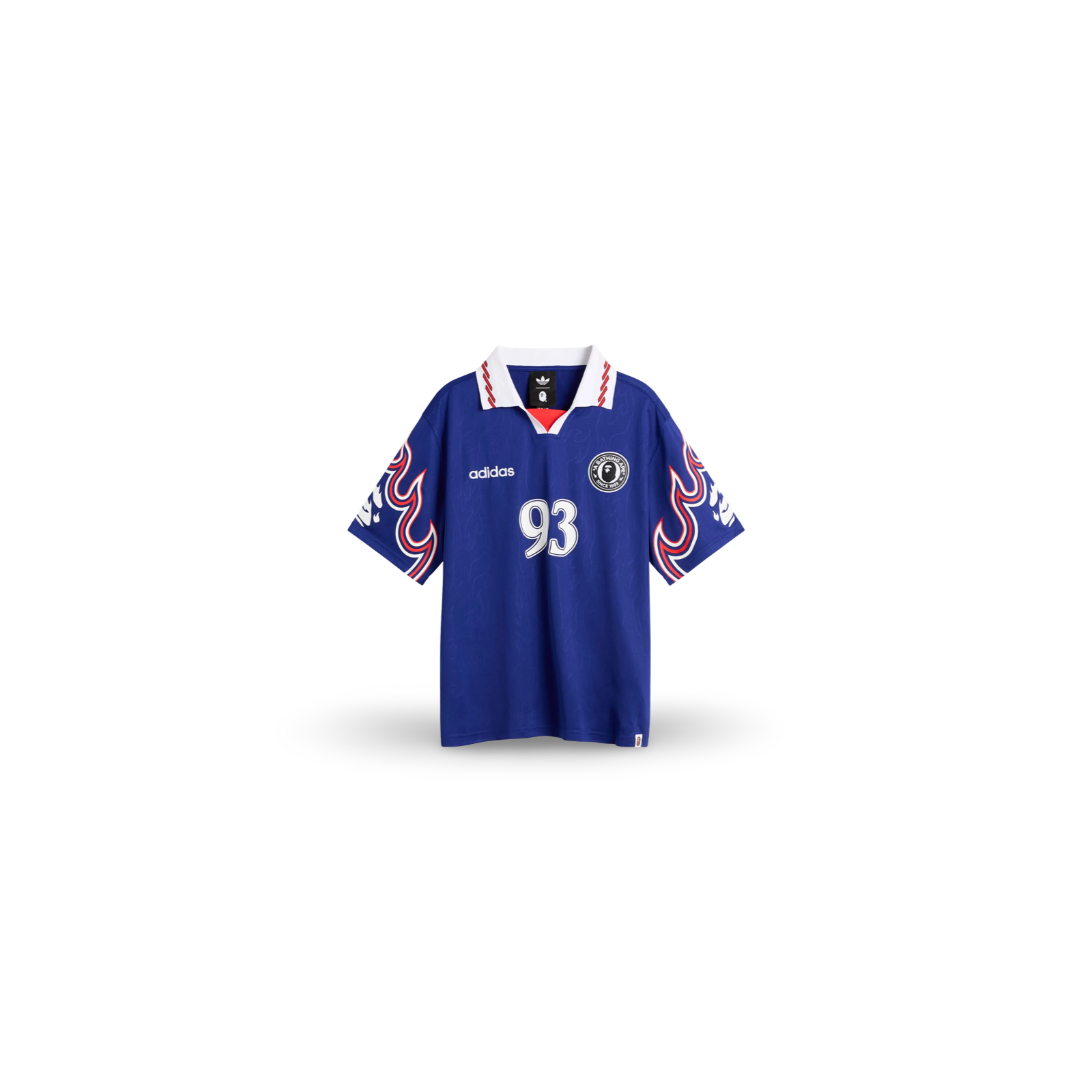 【 BAPE X ADIDAS 】FLAME JERSEY ADIDAS ORIGINALS x BAPE SSL FLAME JERSEY - LUST PANAMA