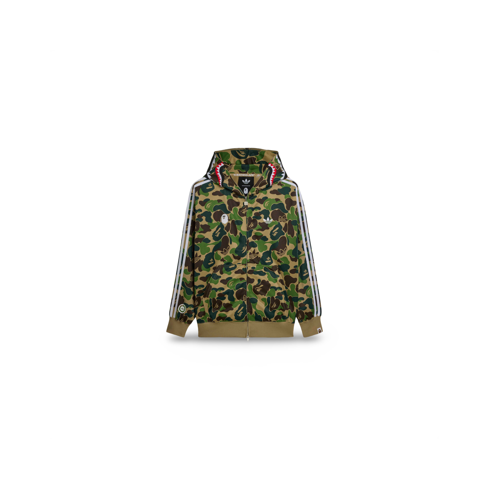 ADIDAS ORIGINALS x BAPE SHARK TRACK HOODIE - LUST PANAMA ADIDAS ORIGINALS x BAPE SHARK TRACK HOODIE - LUST PANAMA
