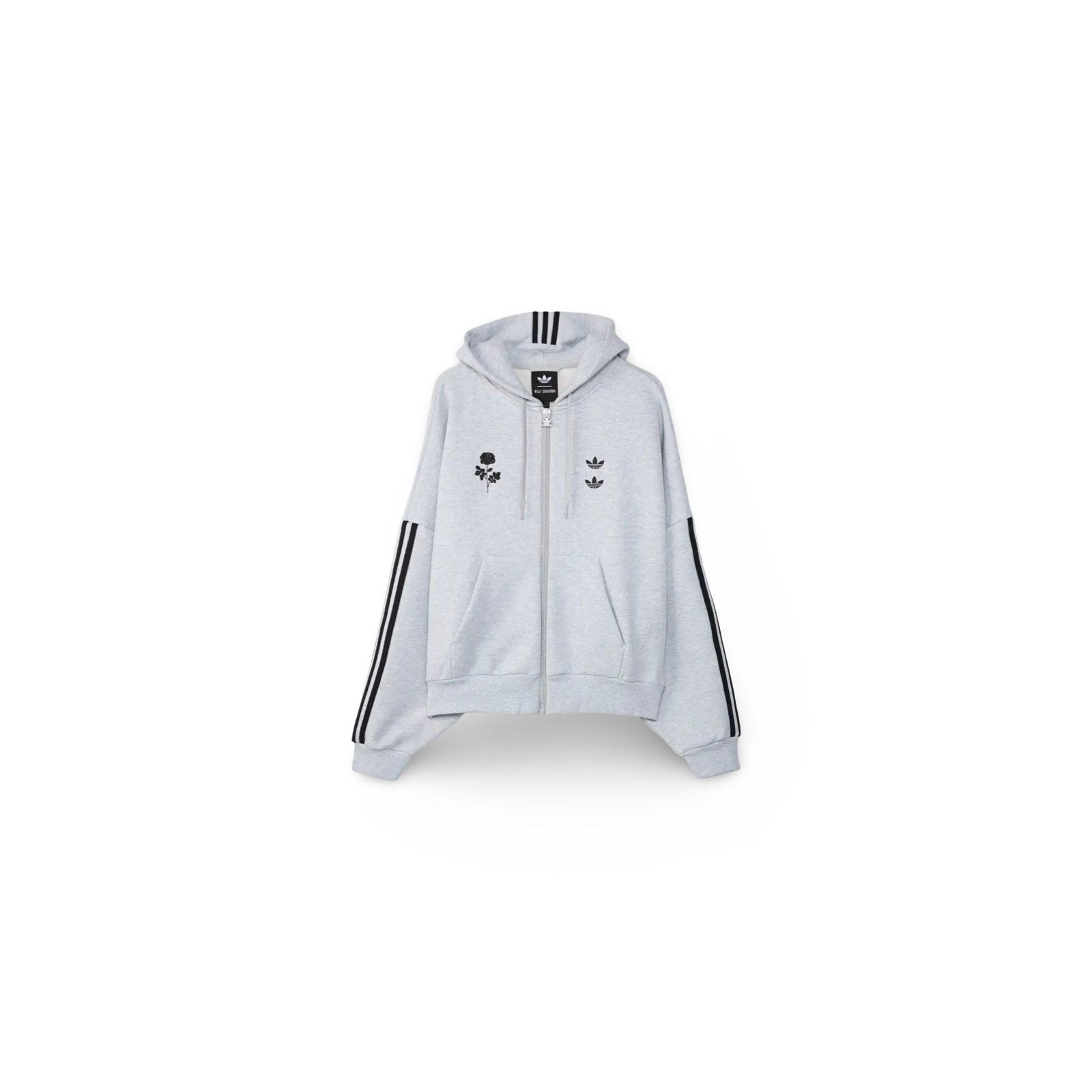 adidas Willy Chavarria ジップパーカー　XL ADIDAS ORIGINALS x WILLY CHAVARRIA FULL ZIP LOGO HOODIE - LUST PANAMA
