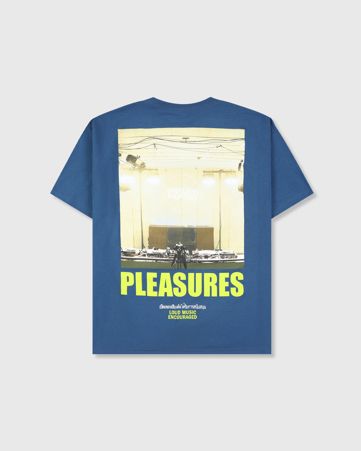 PLEASURES  x BOILER ROOM TURNTABLE T-SHIRT