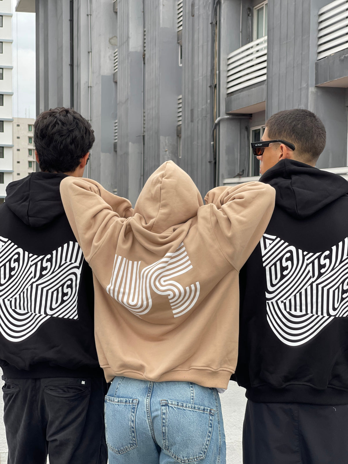 US PRJCT®️ LOGO HOODIE BLACK
