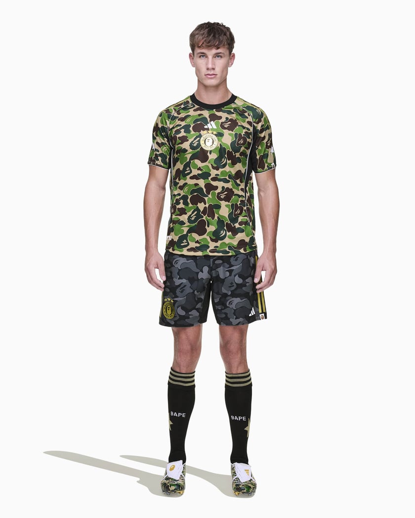 ADIDAS X BAPE FB JERSEY VERTRI GREEN
