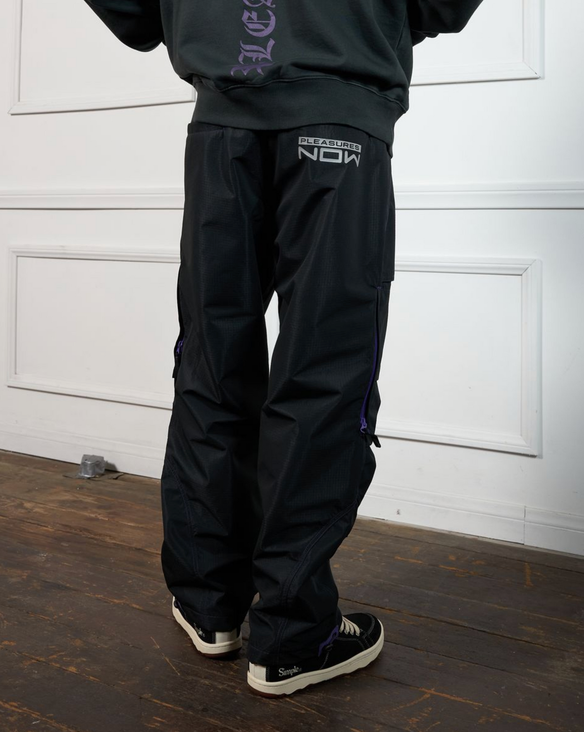 PLEASURES – VELOCITY TACTICAL PANTS BLACK