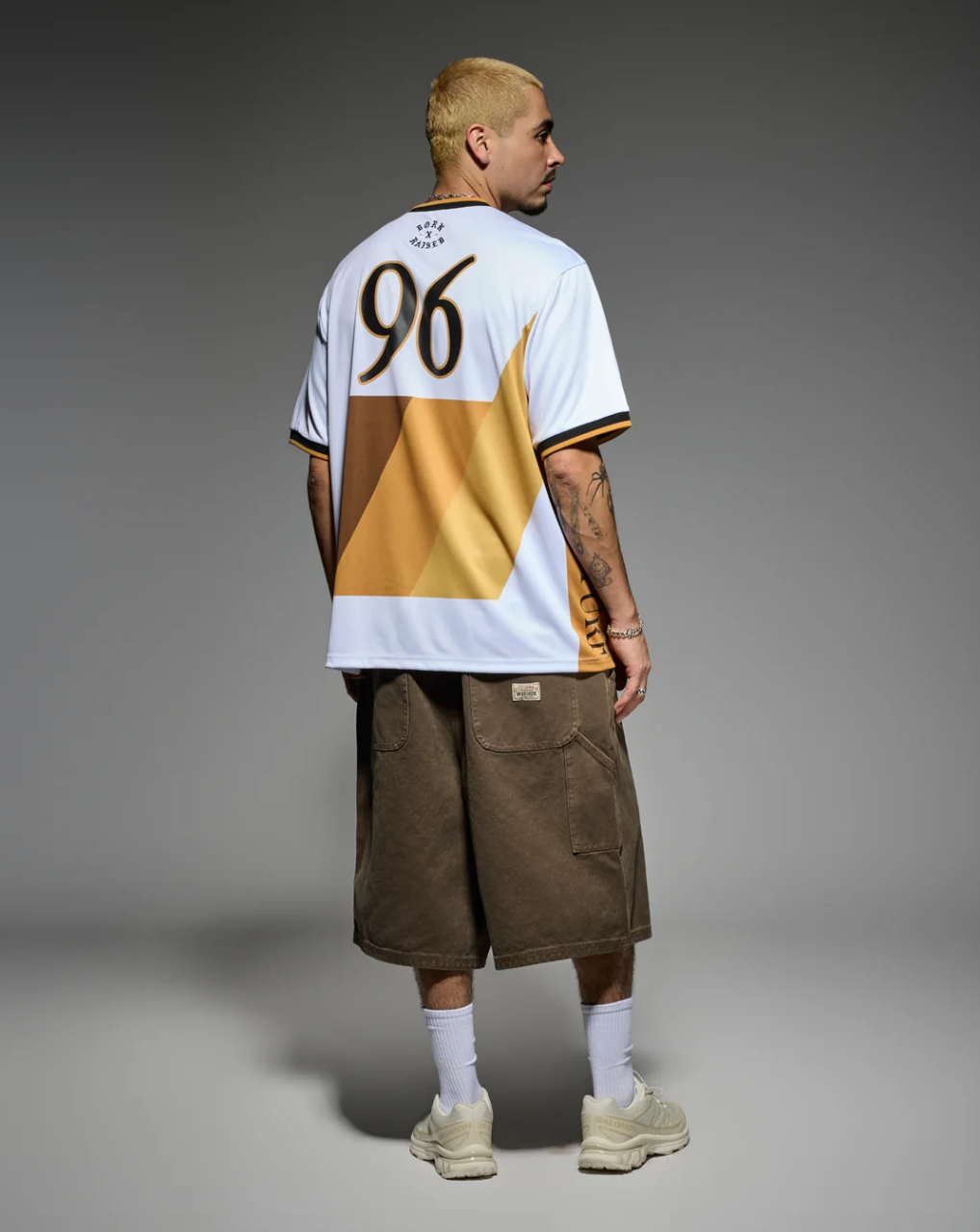 BORN X RAISED CREST SOCCER JERSEY