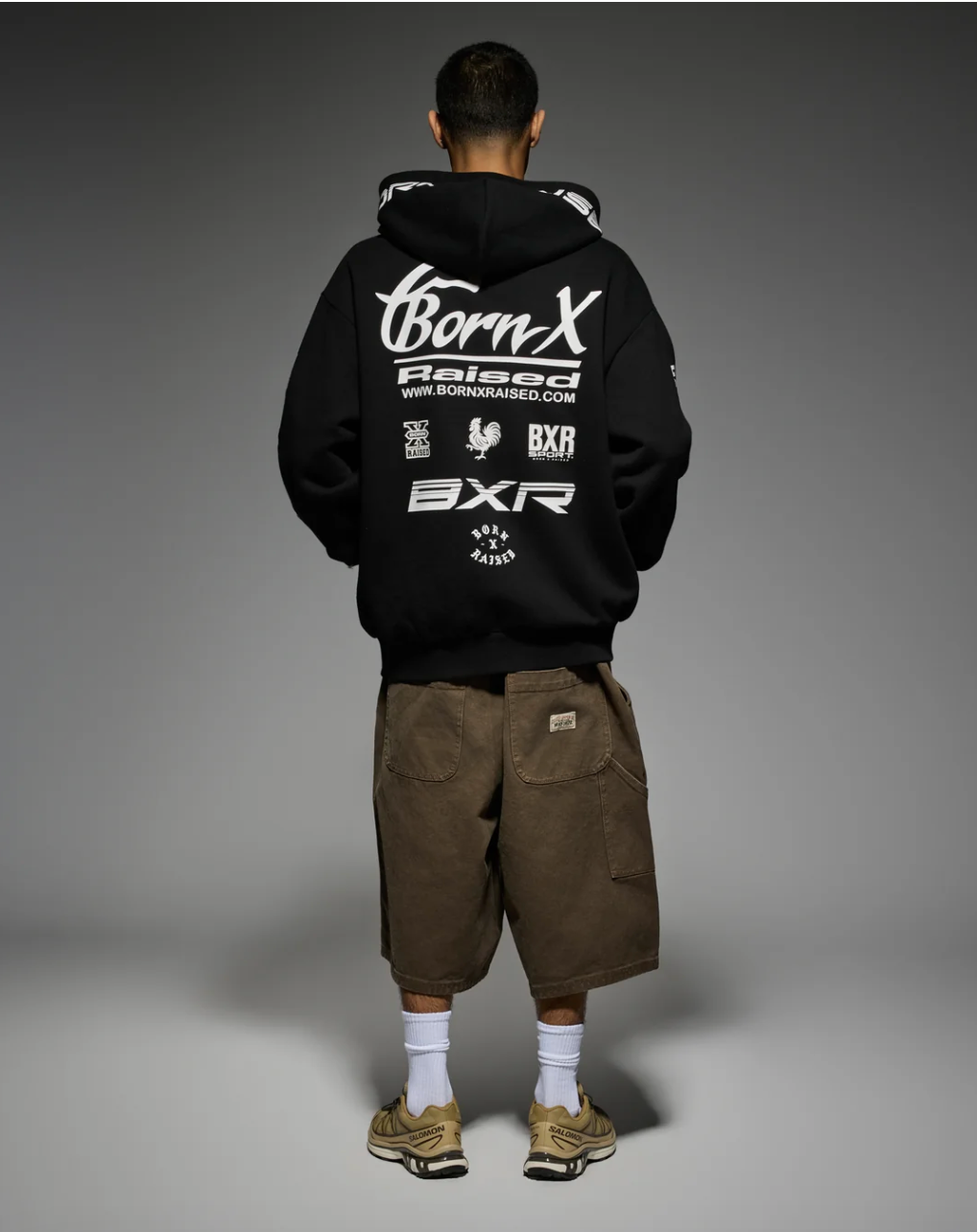 BORN X RAISED PARLAY ZIP-UP HOODIE