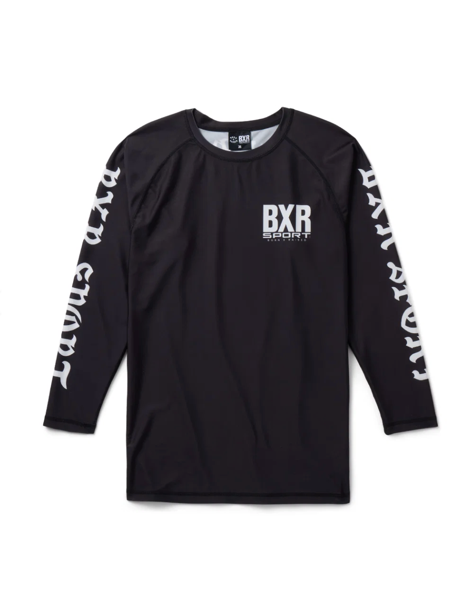 BORN X RAISED BXR SPORT ON THE TURF RASHGUARD