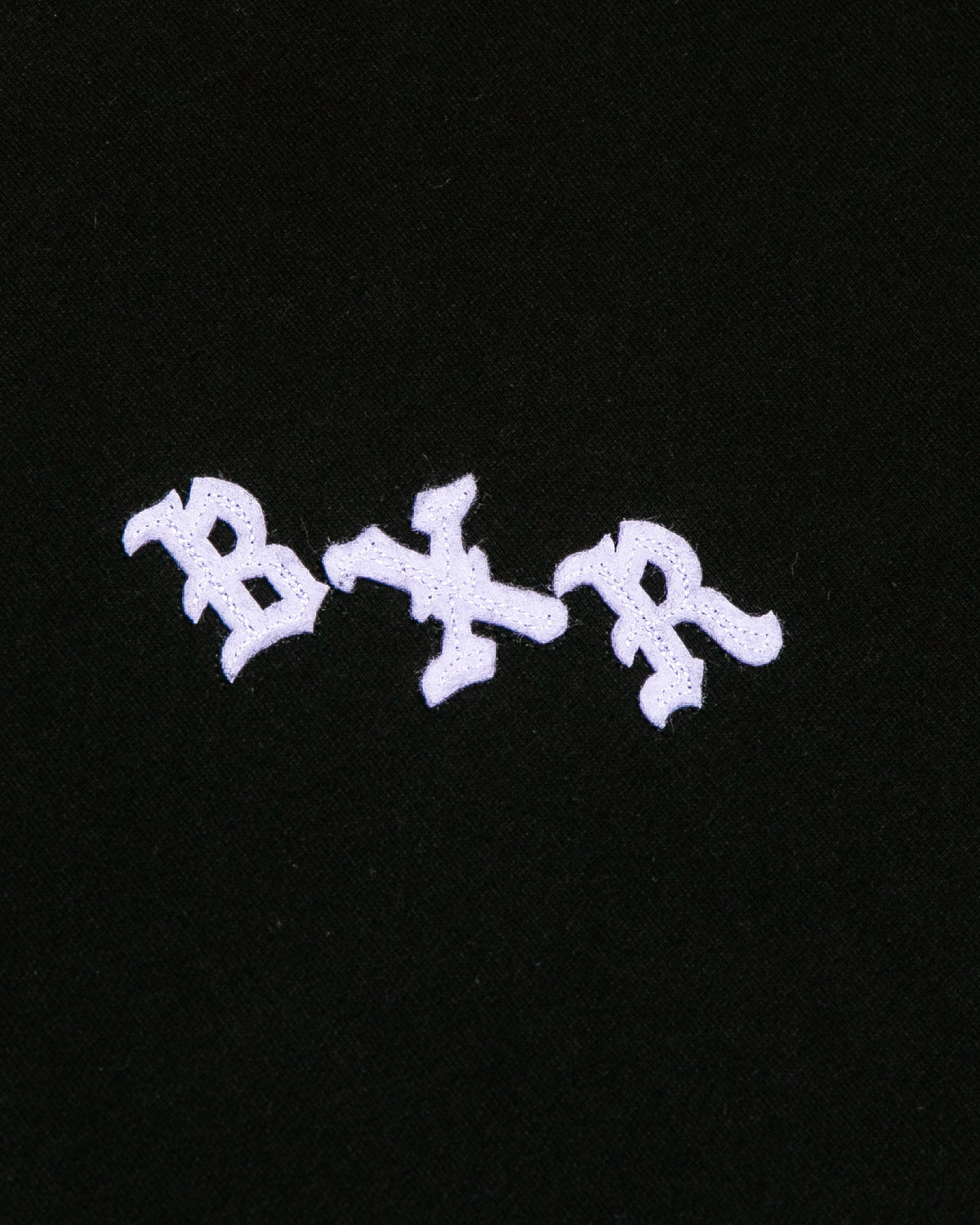 BORN X RAISED THE TOWN FELT LETTER CREWNECK