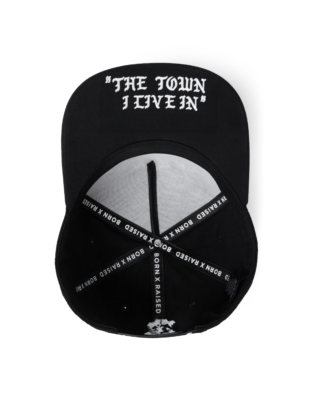 BORN X RAISED THE TOWN SNAPBACK