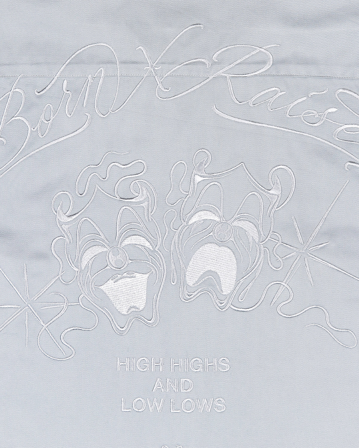 BORN X RAISED HIGH HIGHS &amp; LOW LOWS WORK SHIRT