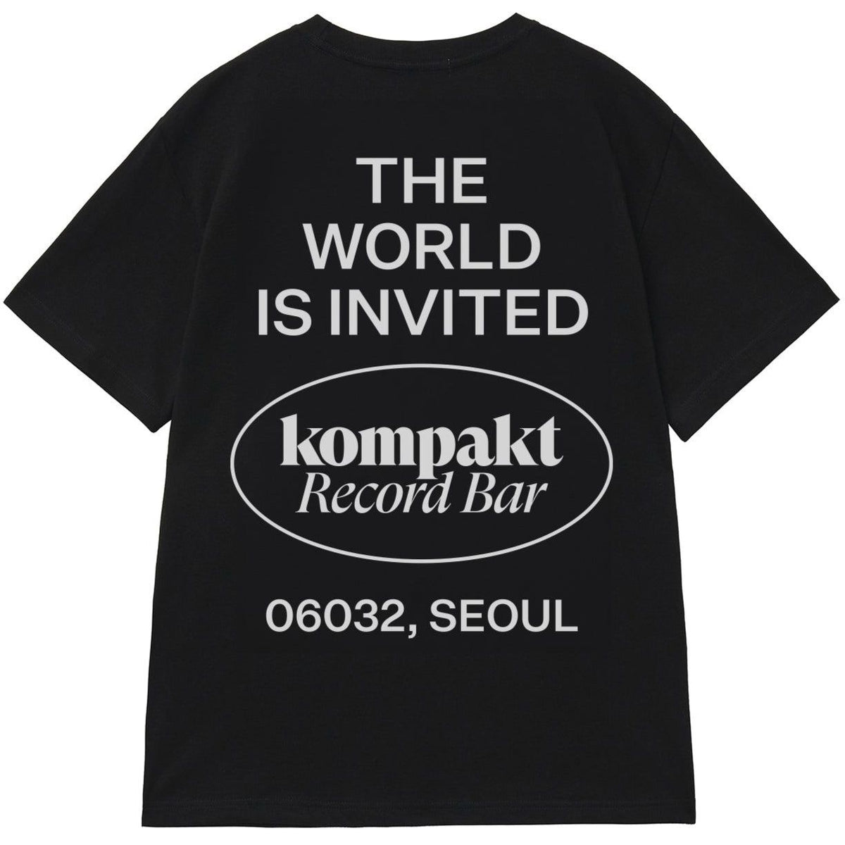 KOMPAKT X THE WORLD IS INVITED  SHIRT BLACK