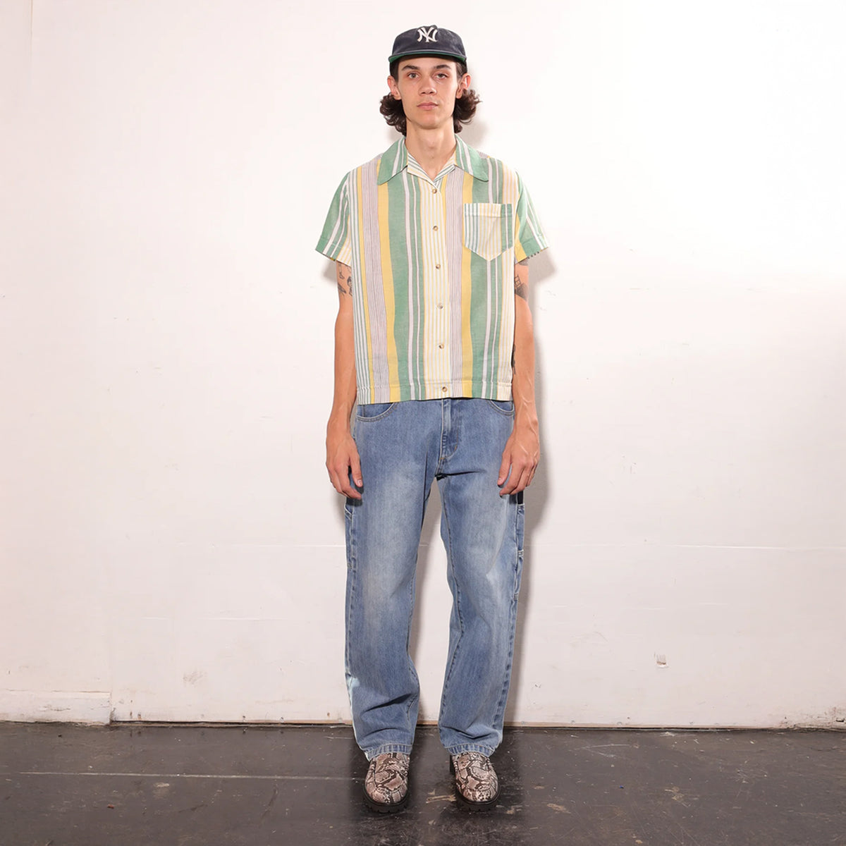 MISTER GREEN WASHED SELVEDGE DENIM UTILITY PANT