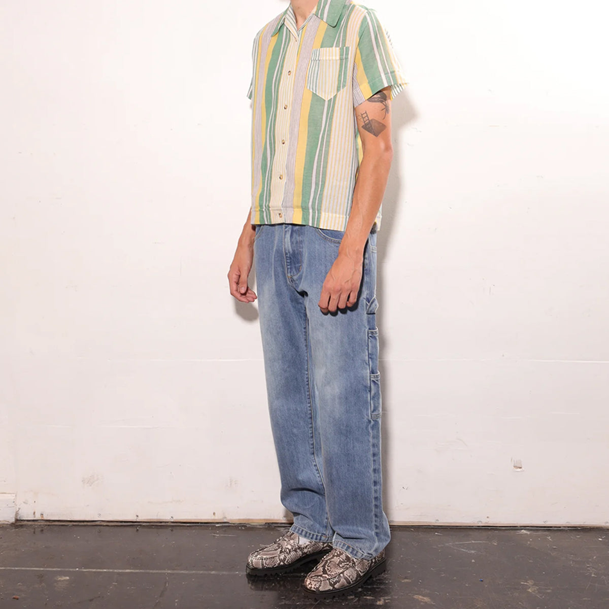 MISTER GREEN WASHED SELVEDGE DENIM UTILITY PANT