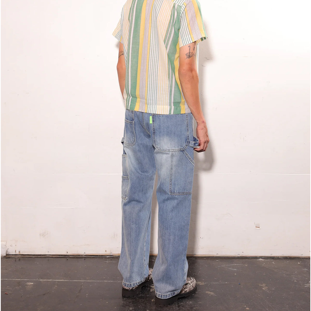 MISTER GREEN WASHED SELVEDGE DENIM UTILITY PANT