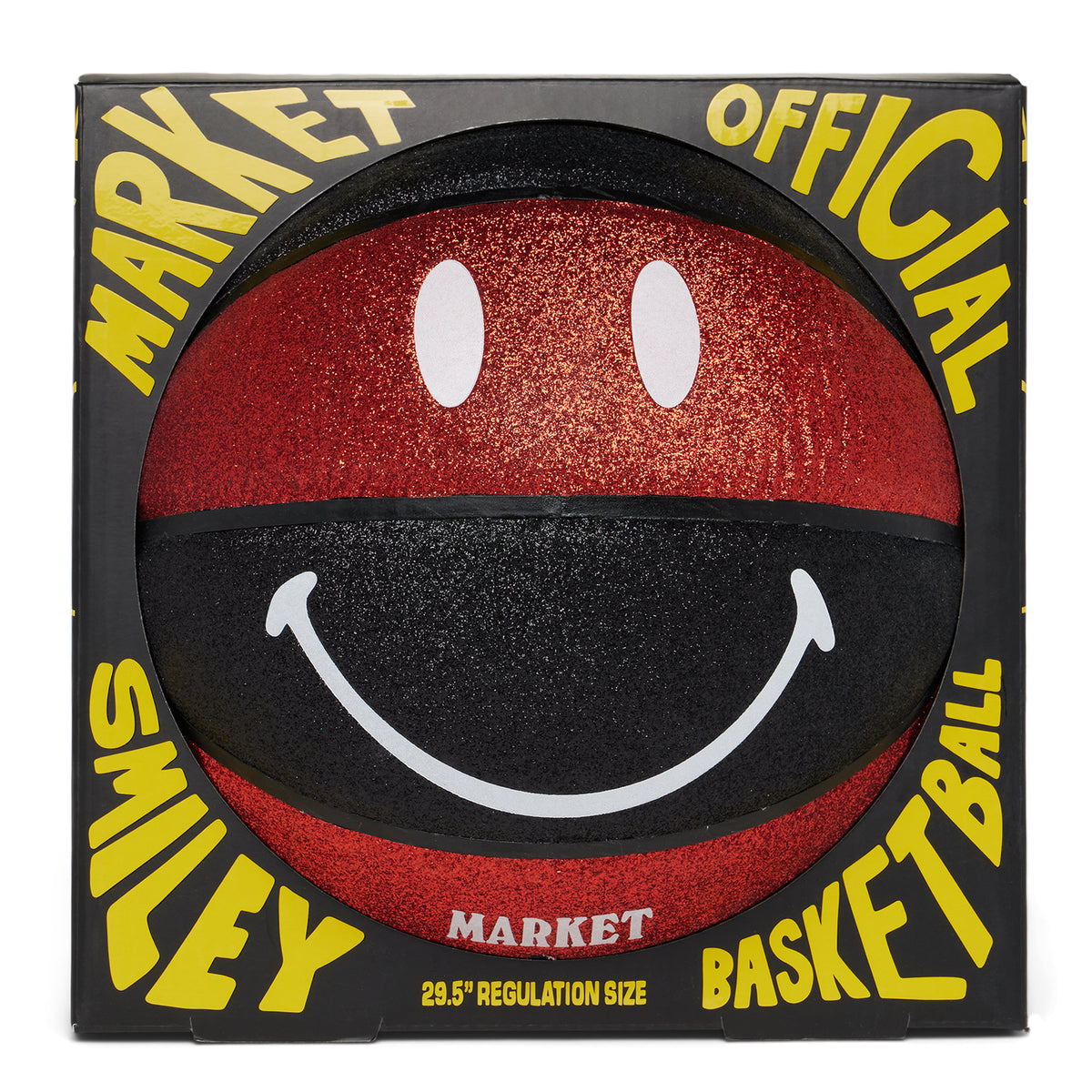 MARKET SMILEY GLITTER SHOWTIME BASKETBALL