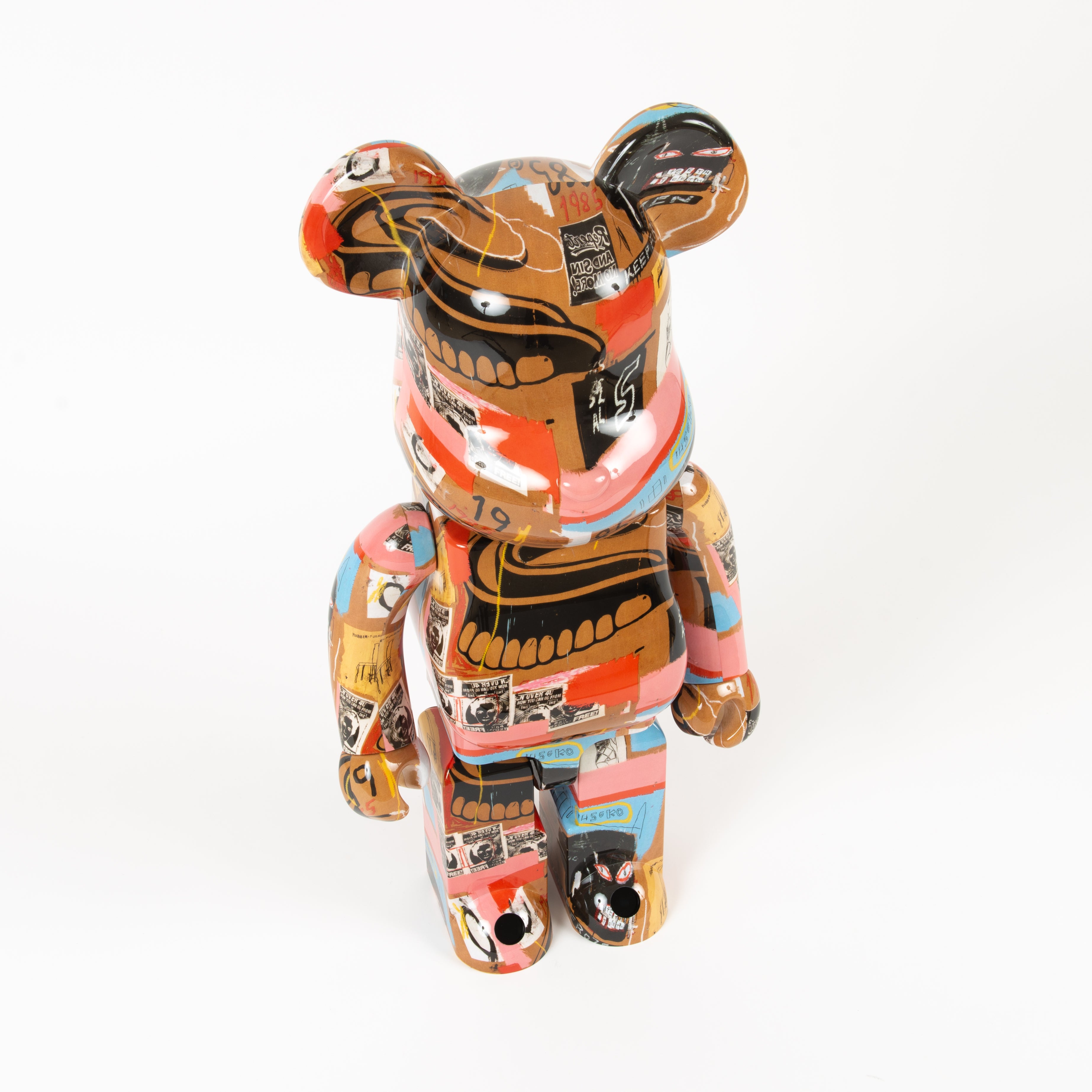 MEDICOM BE@RBRICK ANDY WARHOL X JEAN MICHEL BASQUIAT #2 1000
